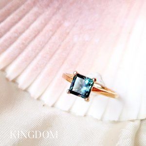 Montana Sapphire Engagement Ring